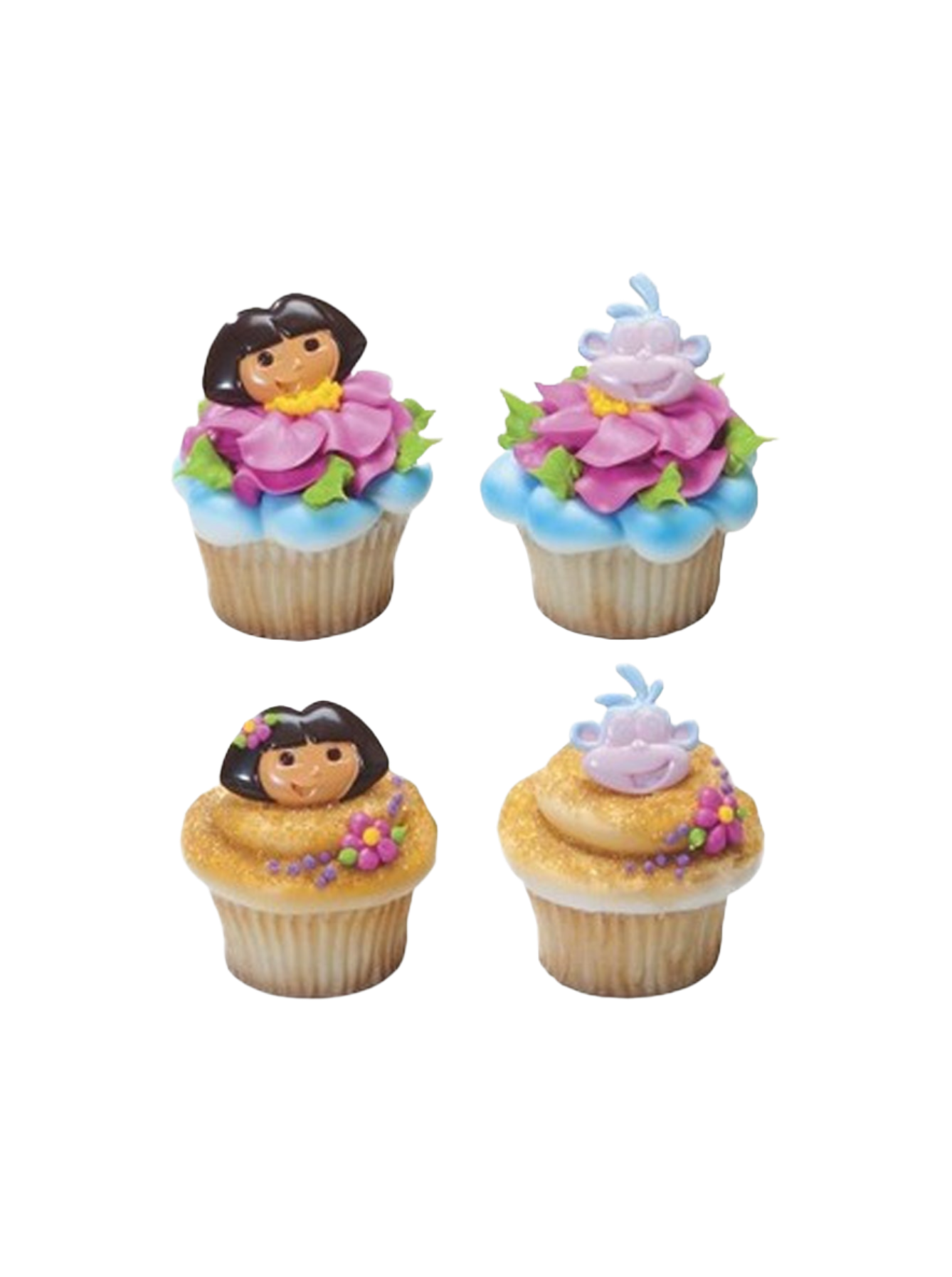 Dora the Explorer Dos Amigos Cupcakes - (Pack of 6)