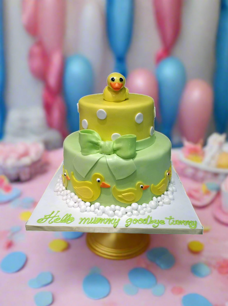 Duckies Fondant Cake