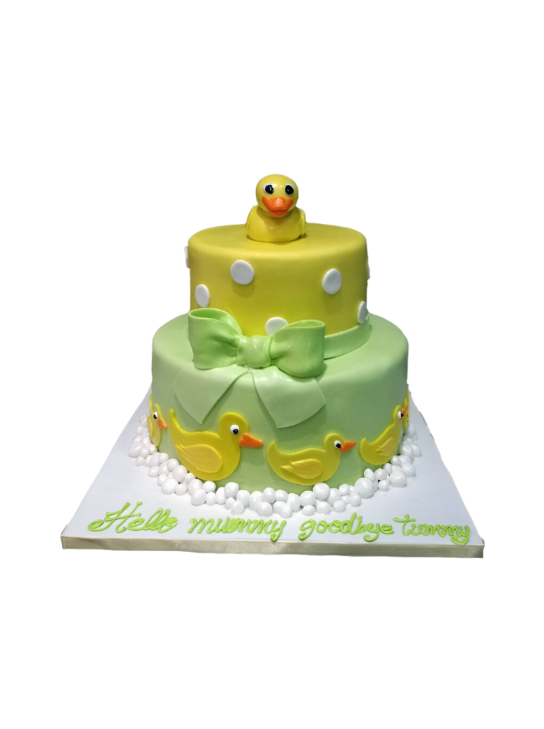 Duckies Fondant Cake