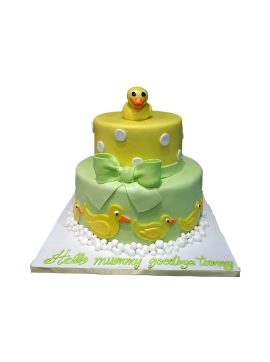 Duckies Fondant Cake