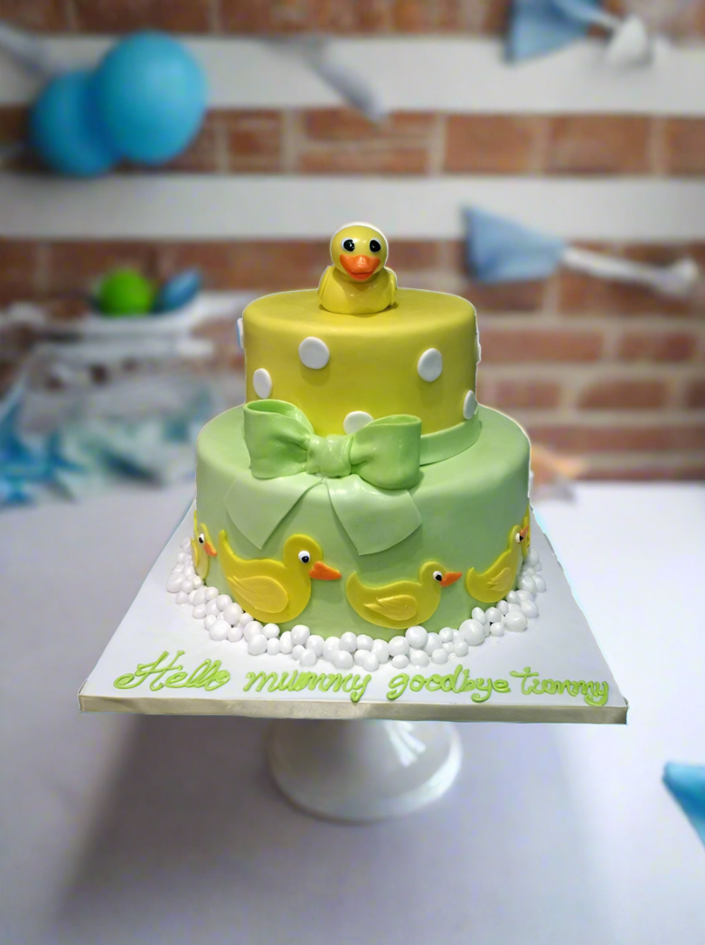 Duckies Fondant Cake