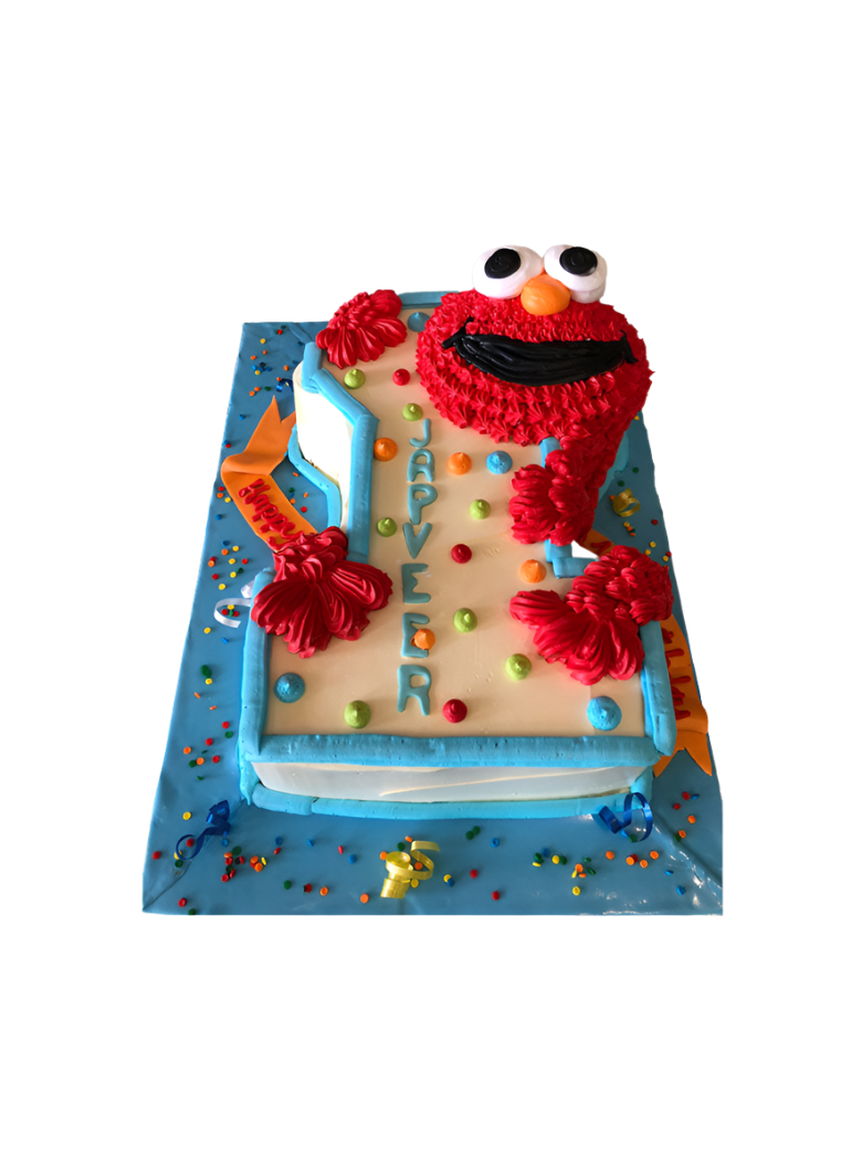 Elmo 1St Birthday Cake