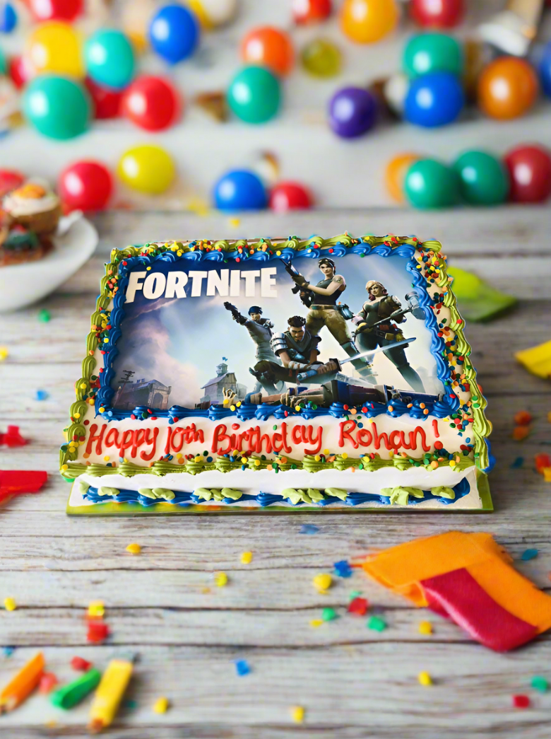 Fortnite Photo Cake