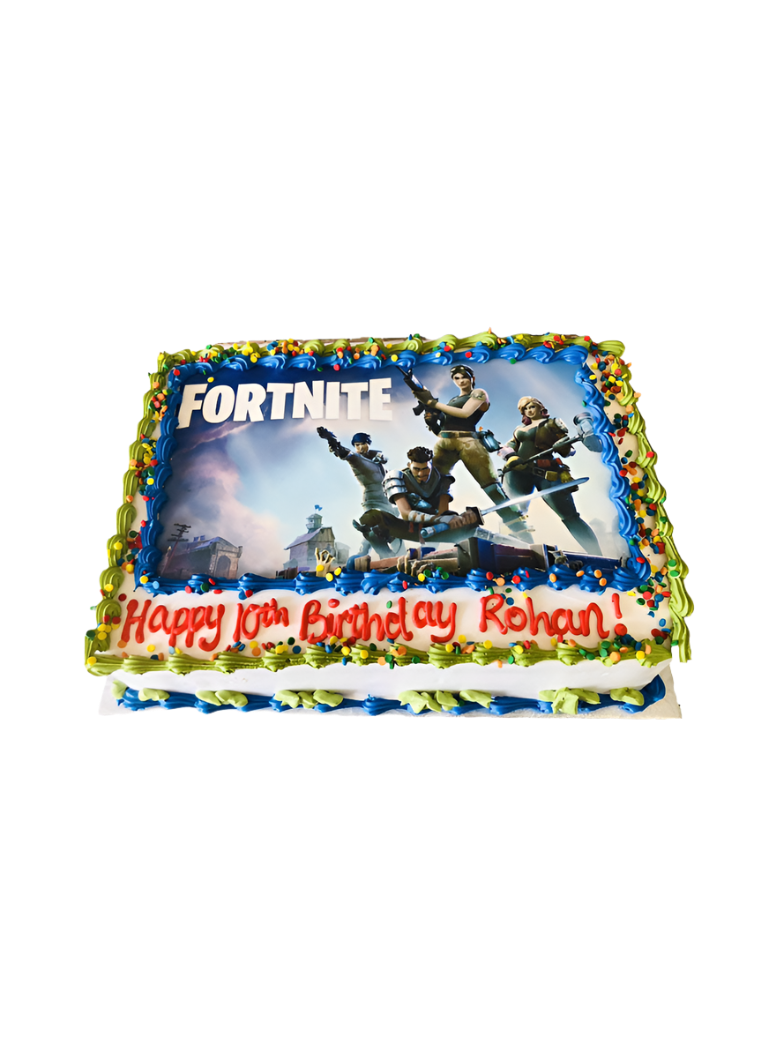 Fortnite Photo Cake