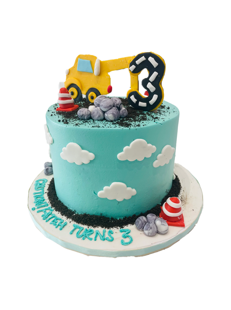 Fateh Construction Cream Cake