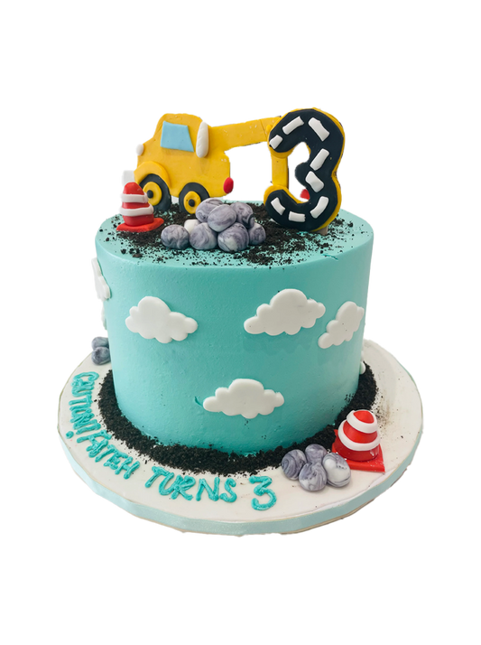 Fateh Construction Cream Cake
