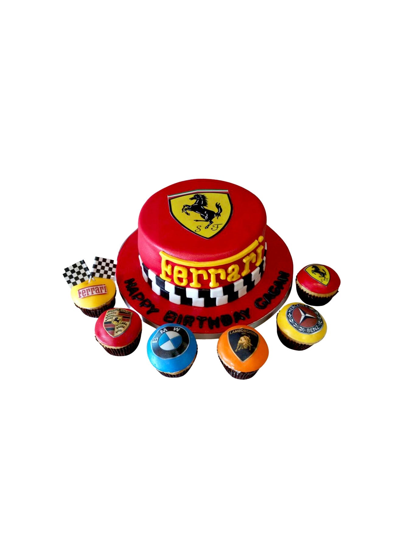 Ferrari Theme Cake