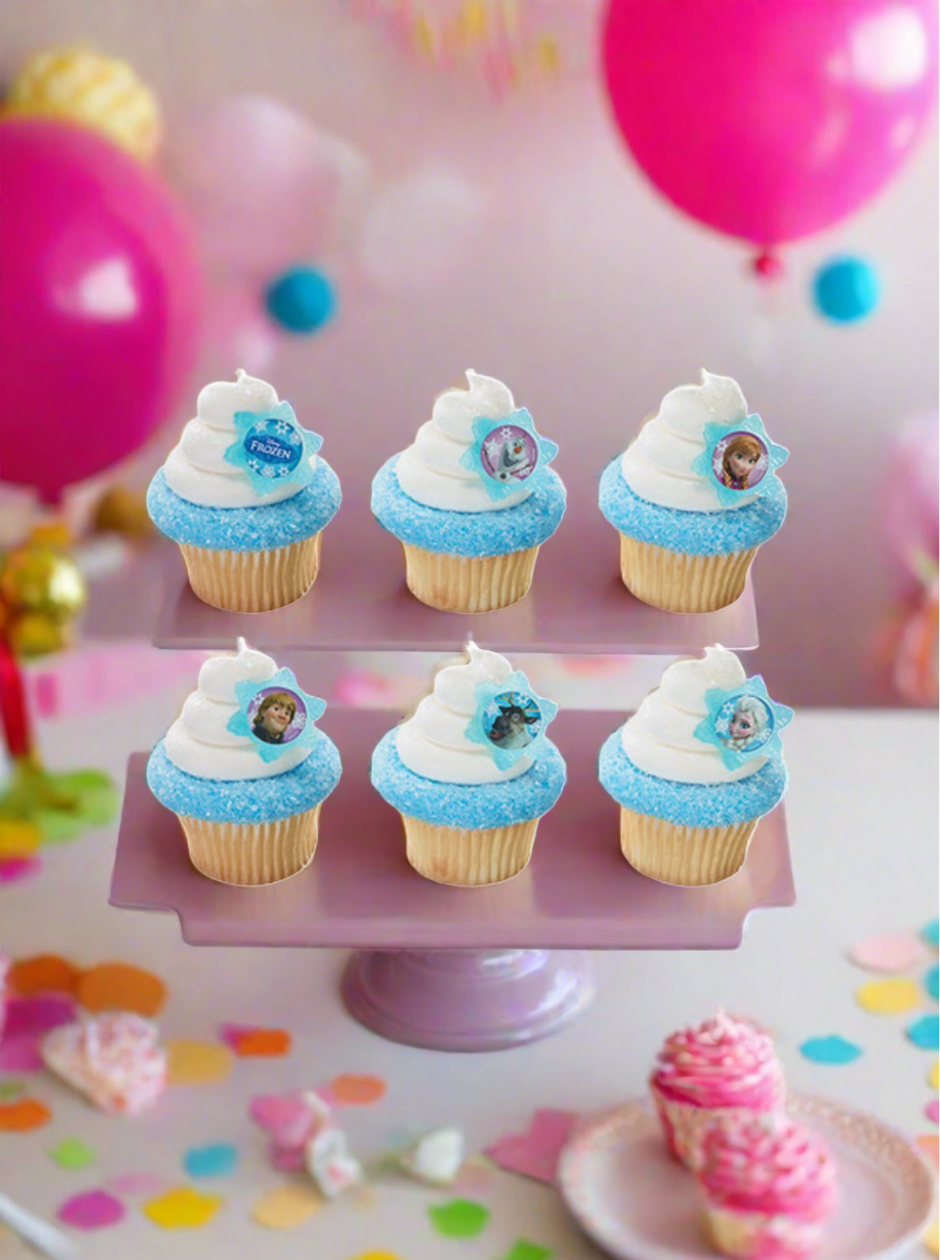 Frozen Adventure Friends Rings Cupcakes