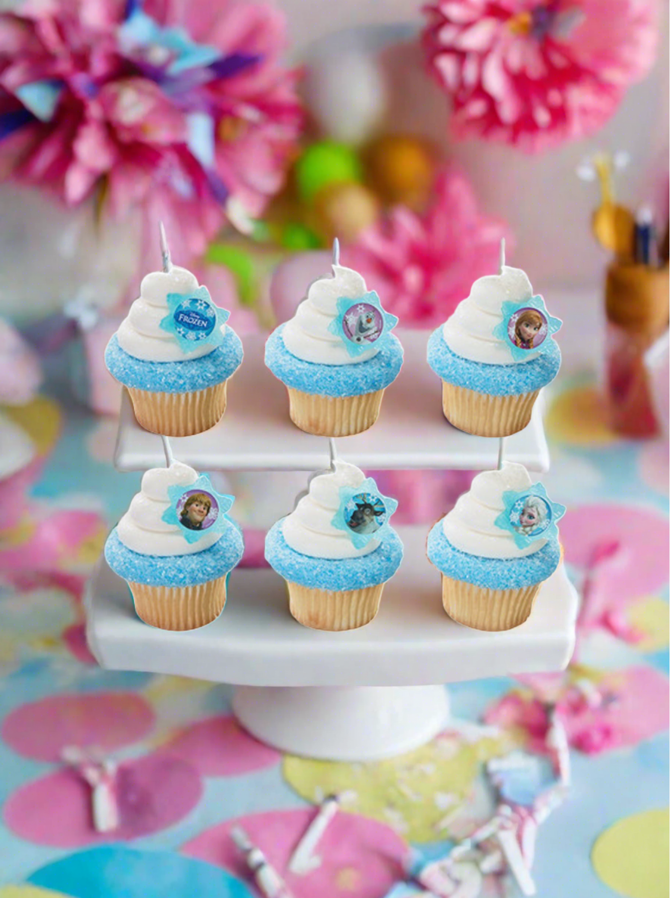 Frozen Adventure Friends Rings Cupcakes