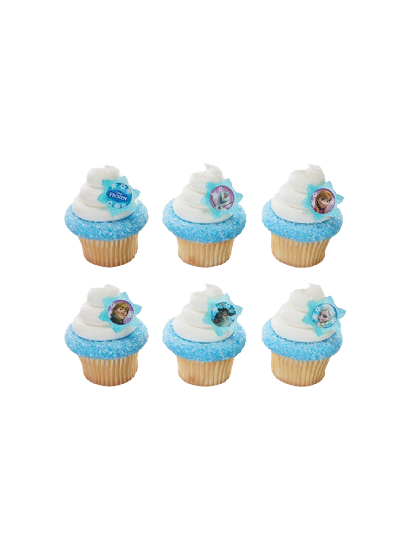 Frozen Adventure Friends Rings Cupcakes