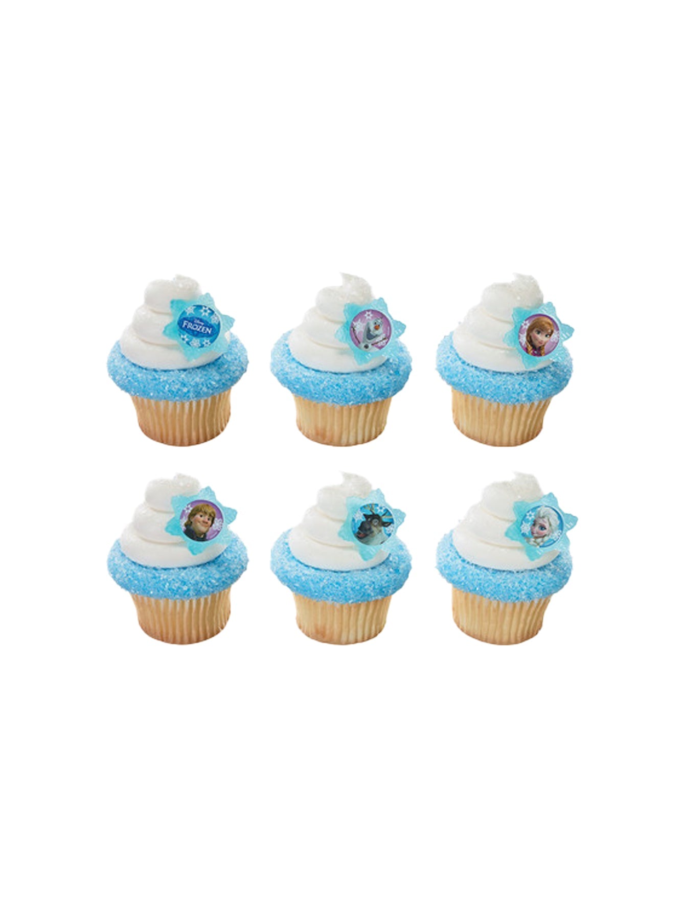 Frozen Adventure Friends Rings Cupcakes