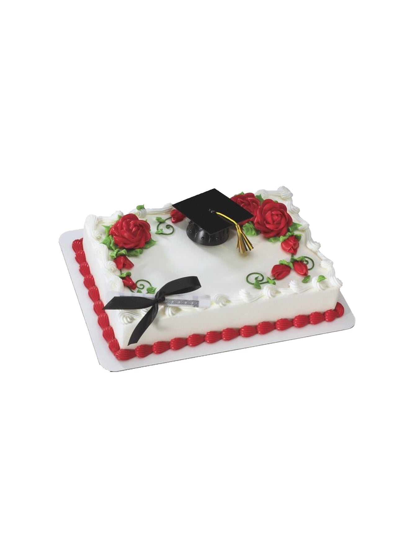 Graduation Cap & Diploma Cake