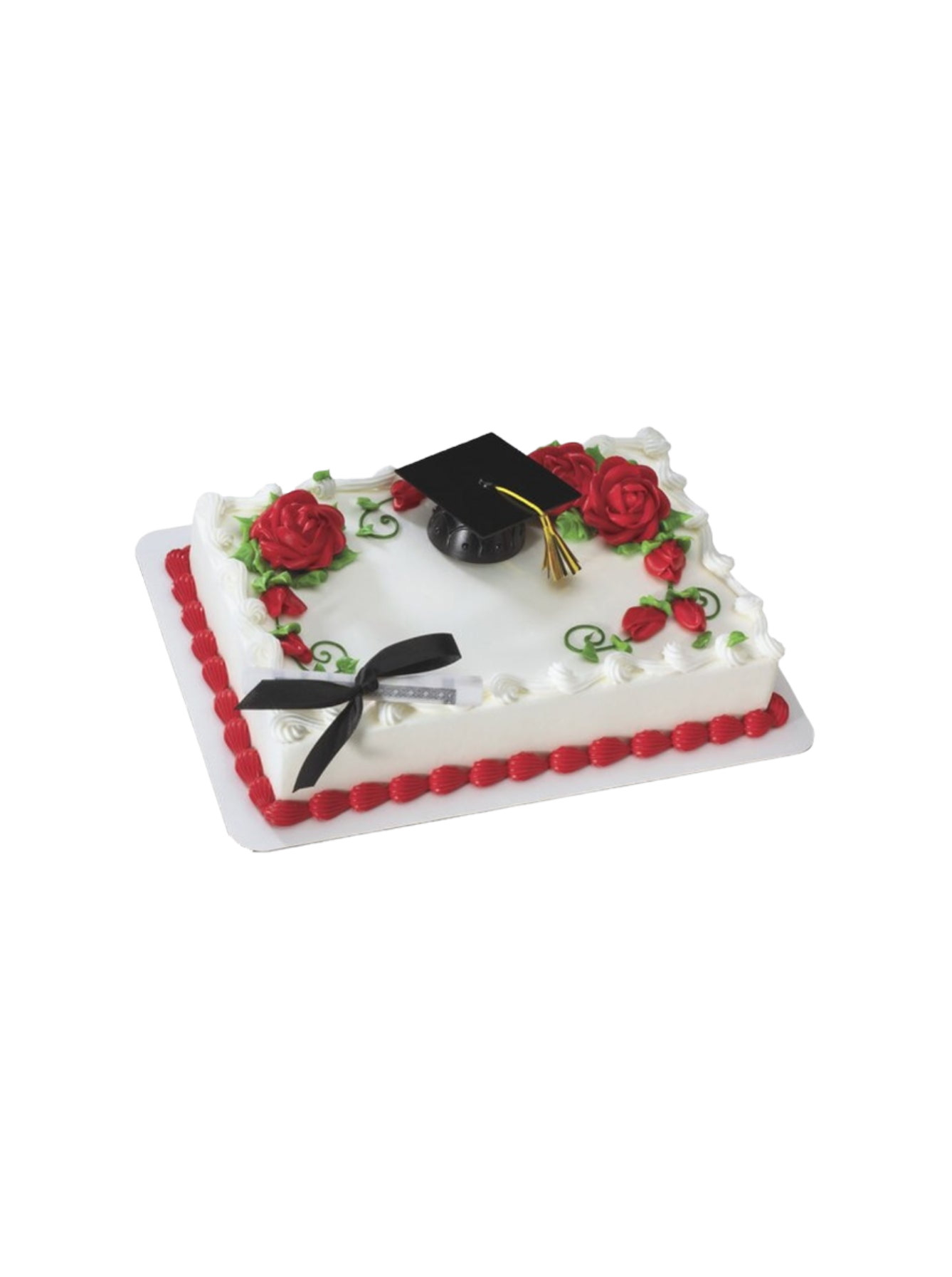 Graduation Cap & Diploma Cake