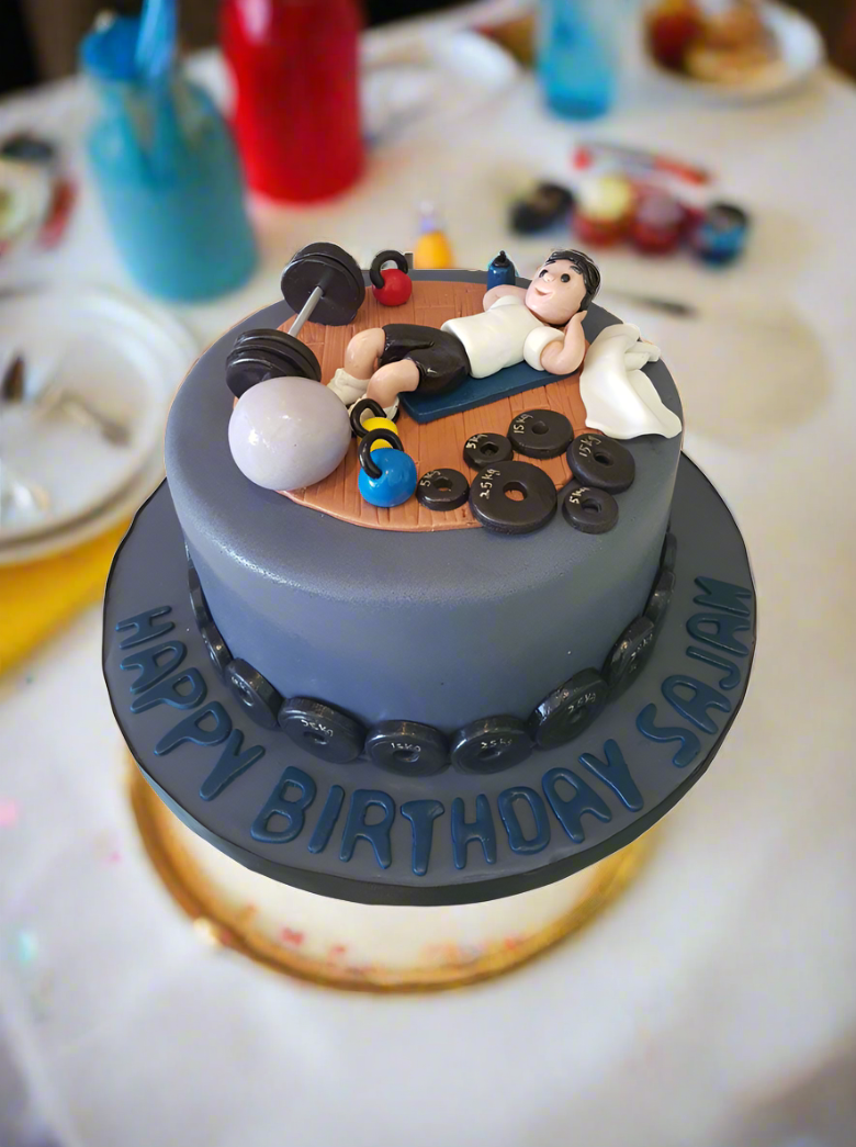 Gym Themed Cake