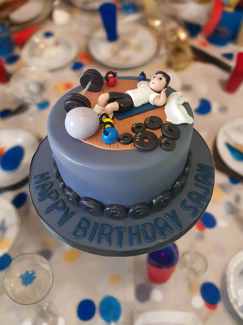 Gym Themed Cake