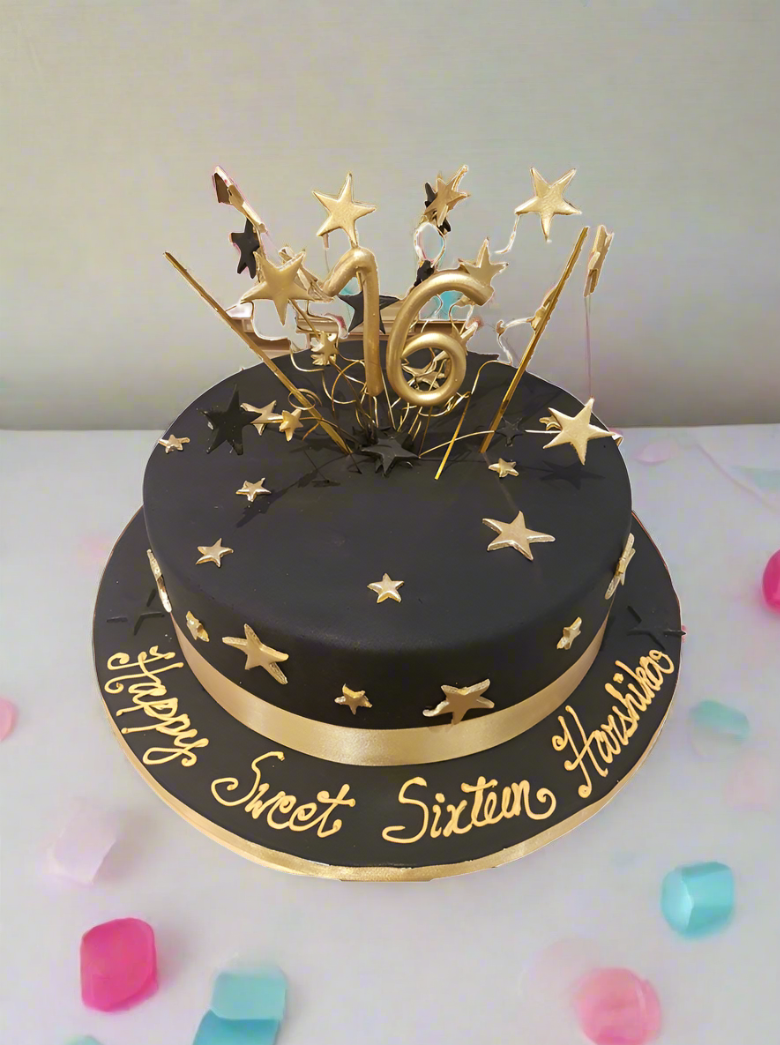 Harshika Sweet Sixteen Cake