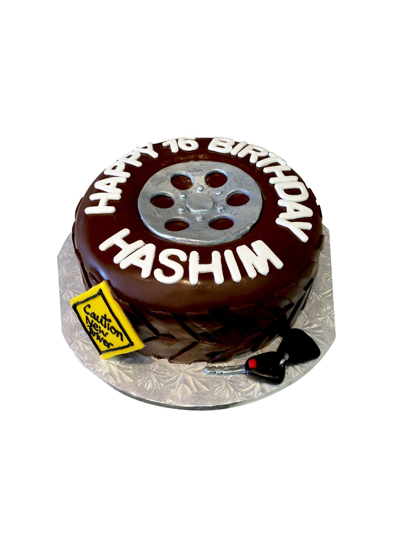 Hashim Tyre Fondant Cake