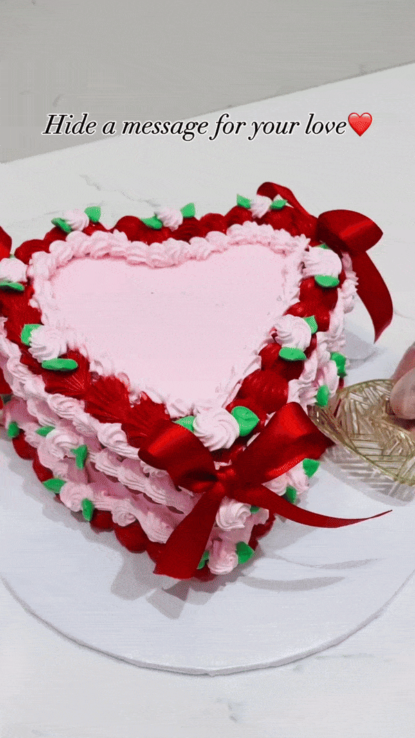 Secret Message Roll Cake