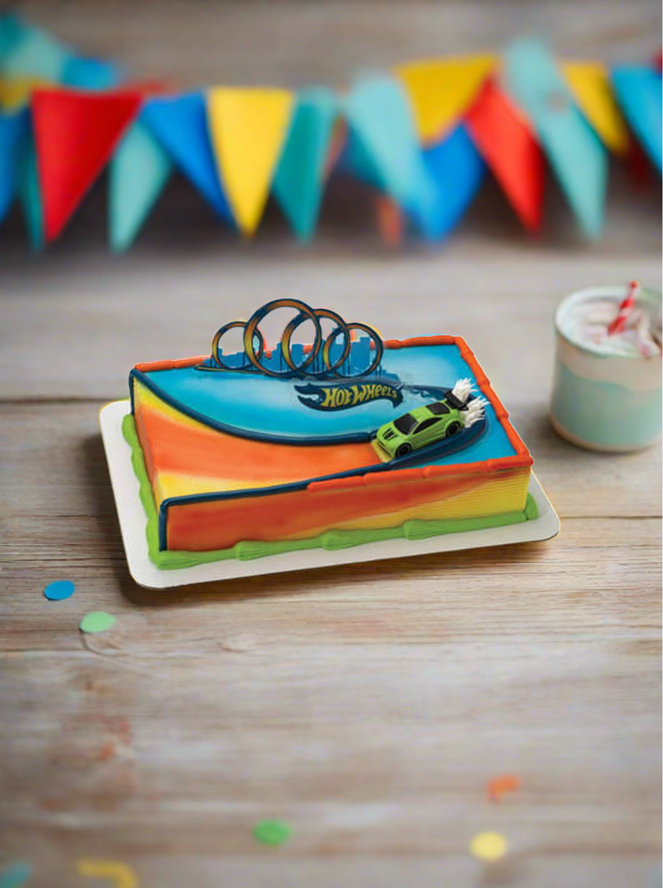 Hot Wheels Drift Cake