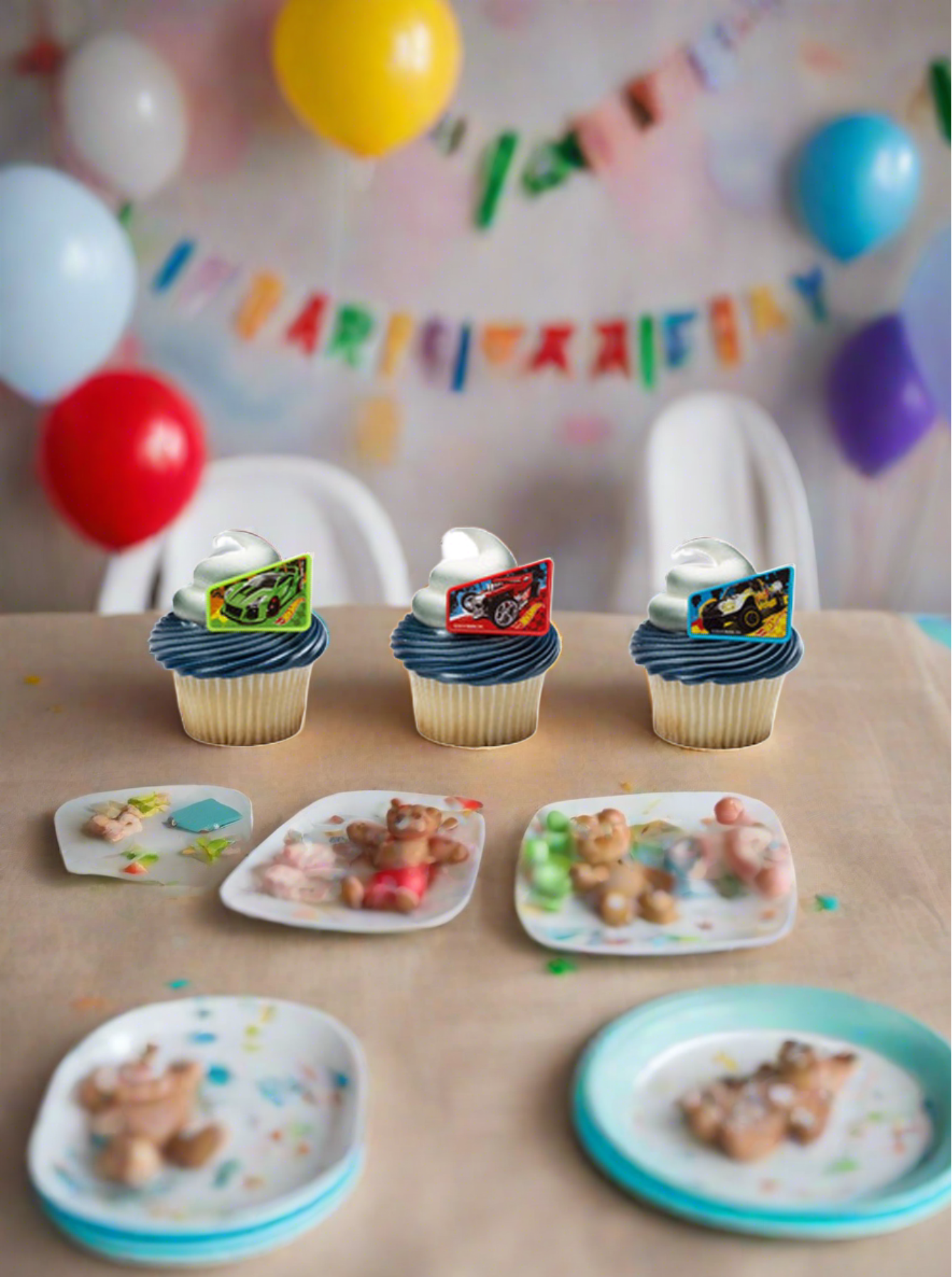Hot Wheels Way 2 Fast Cupcakes - (Pack of 6)