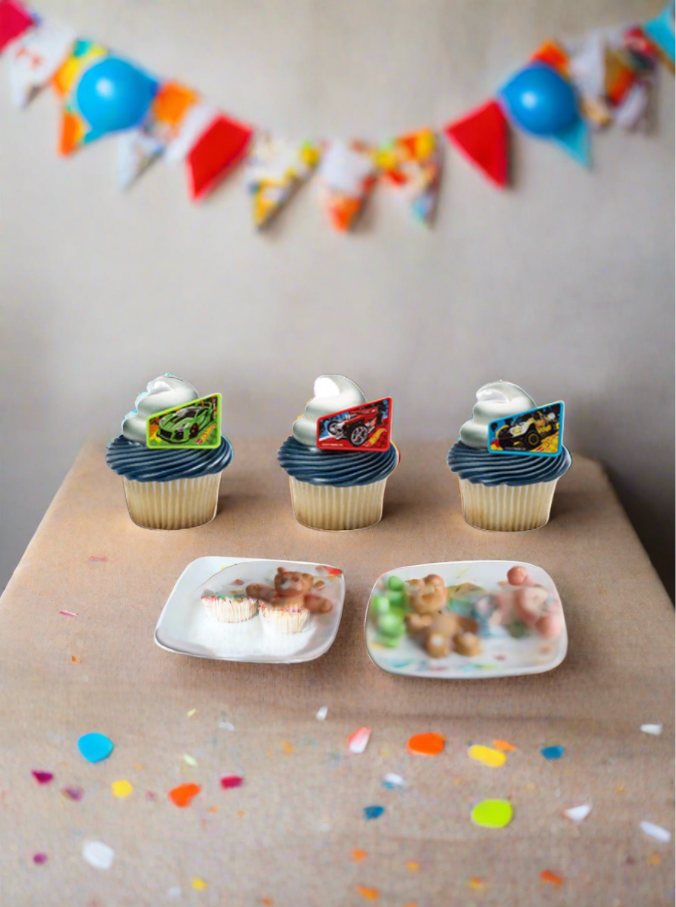 Hot Wheels Way 2 Fast Cupcakes - (Pack of 6)