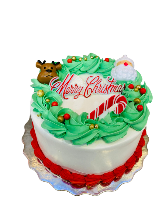 Candy Cane Christmas Cake 2