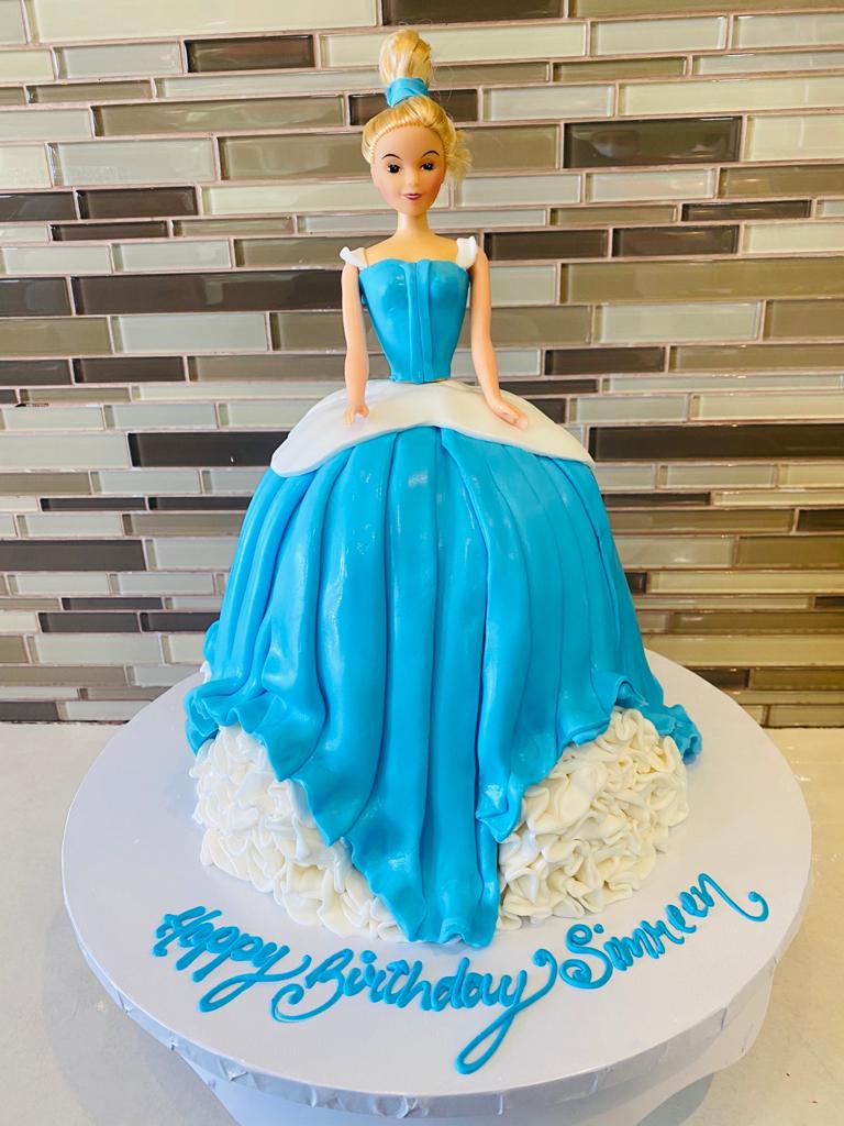 Simreen Fondant Barbie Doll Cake