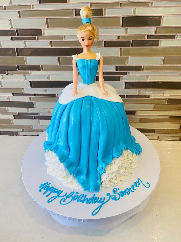 Simreen Fondant Barbie Doll Cake