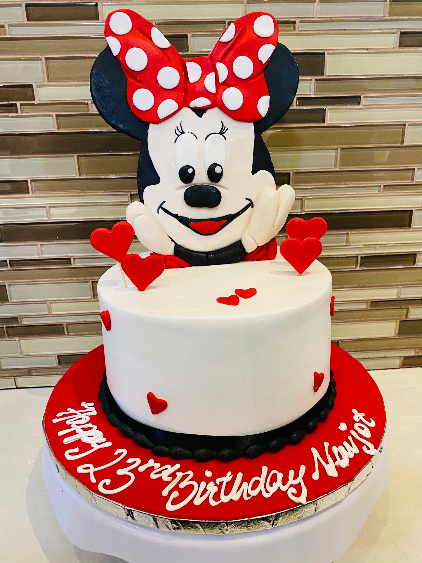 Navjot Minnie Birthday Cake