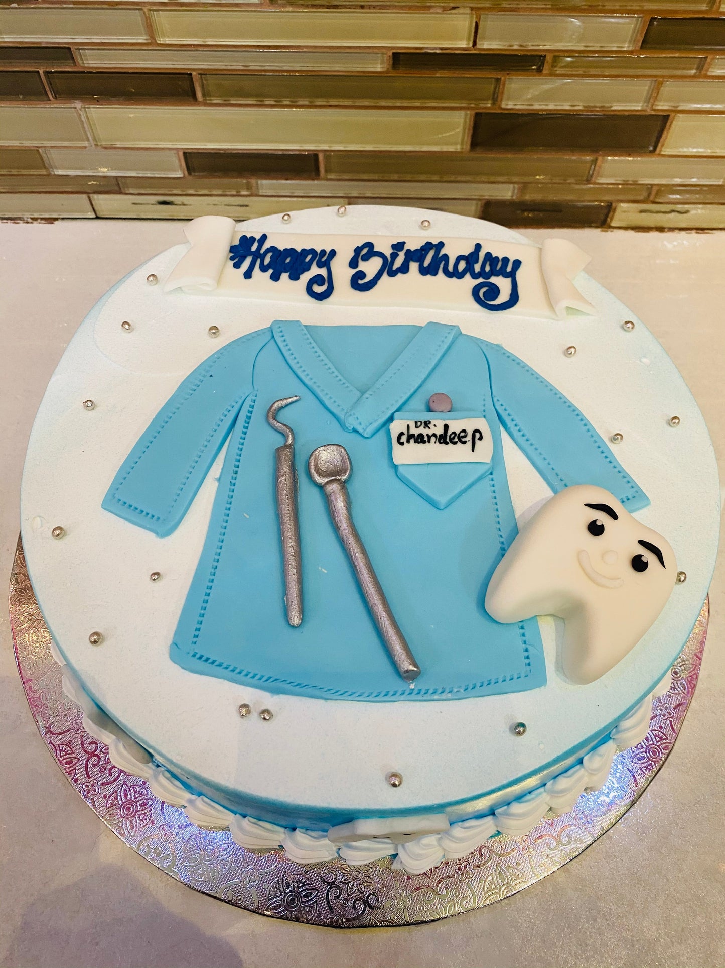 Dental Cream Cake