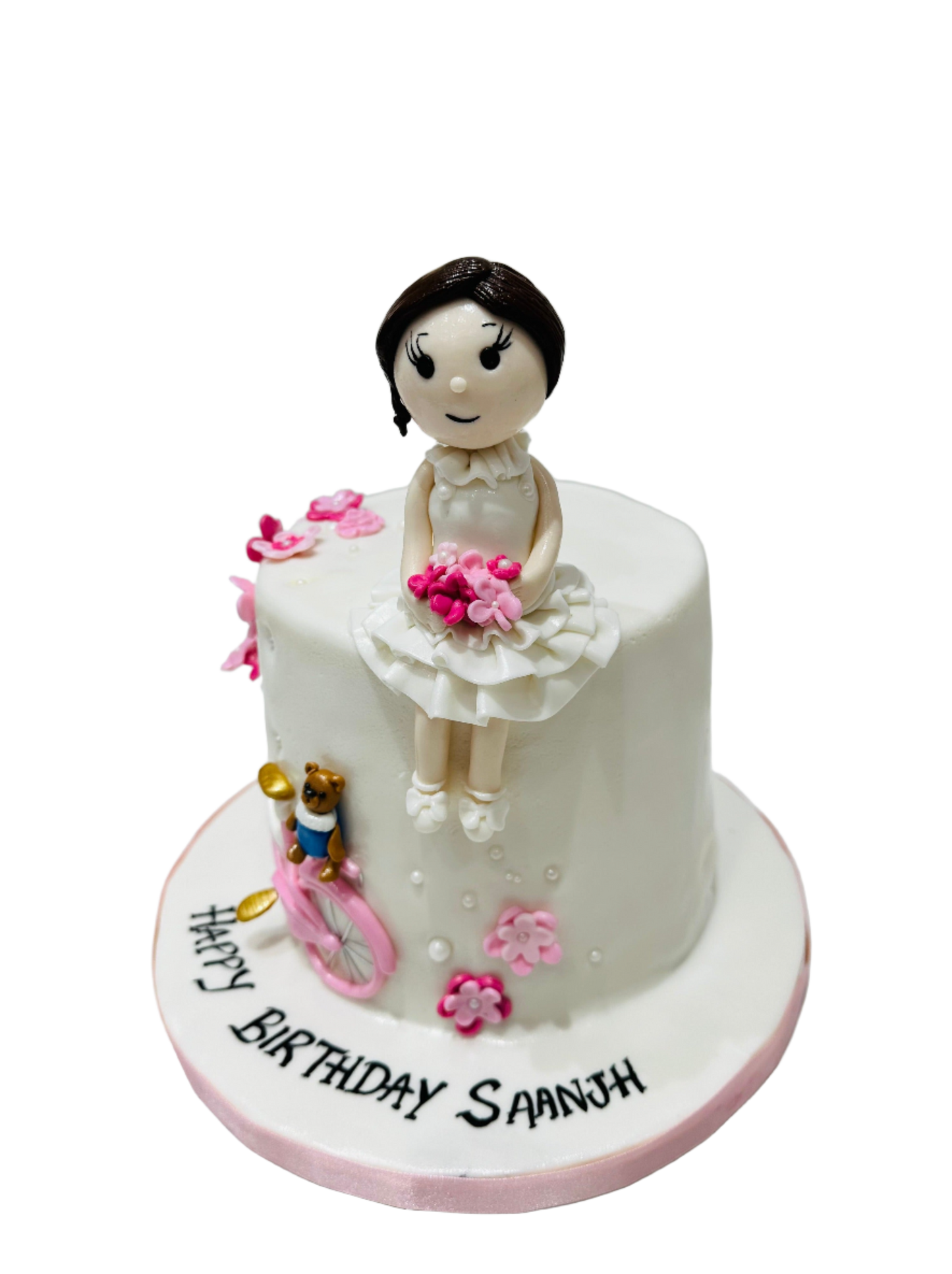 Bike Theme Fondant Cake