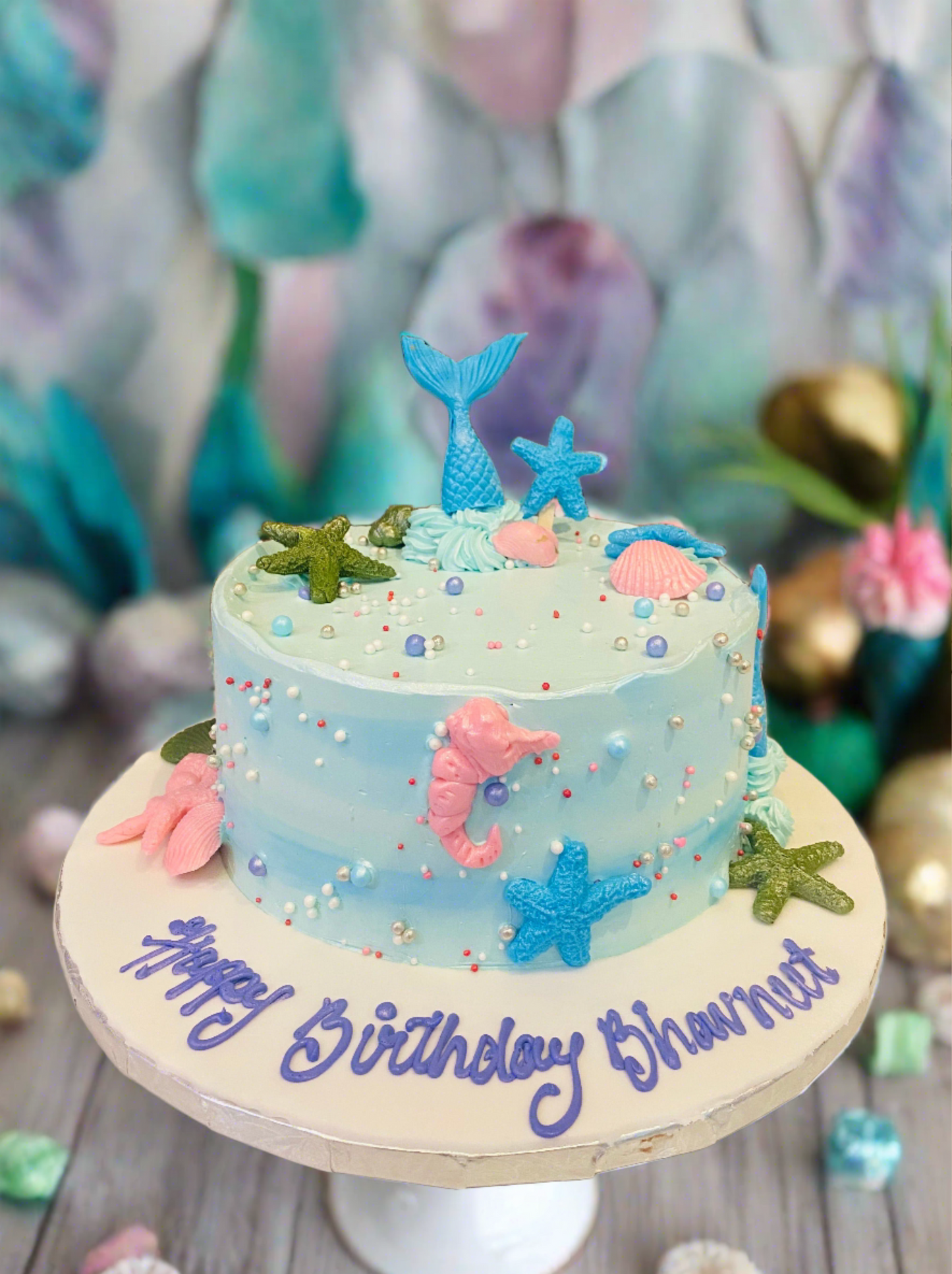 Bhavneet Mermaid Cream Cake