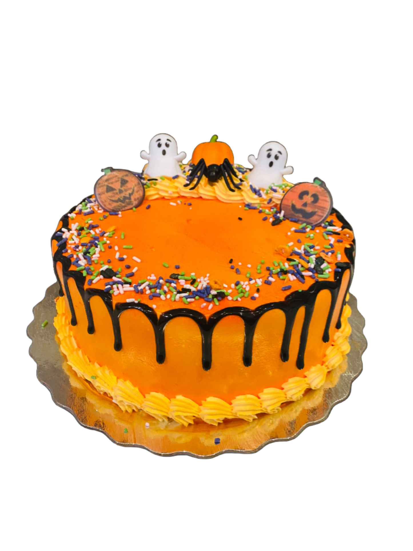 Halloween Ghost Cream Cake