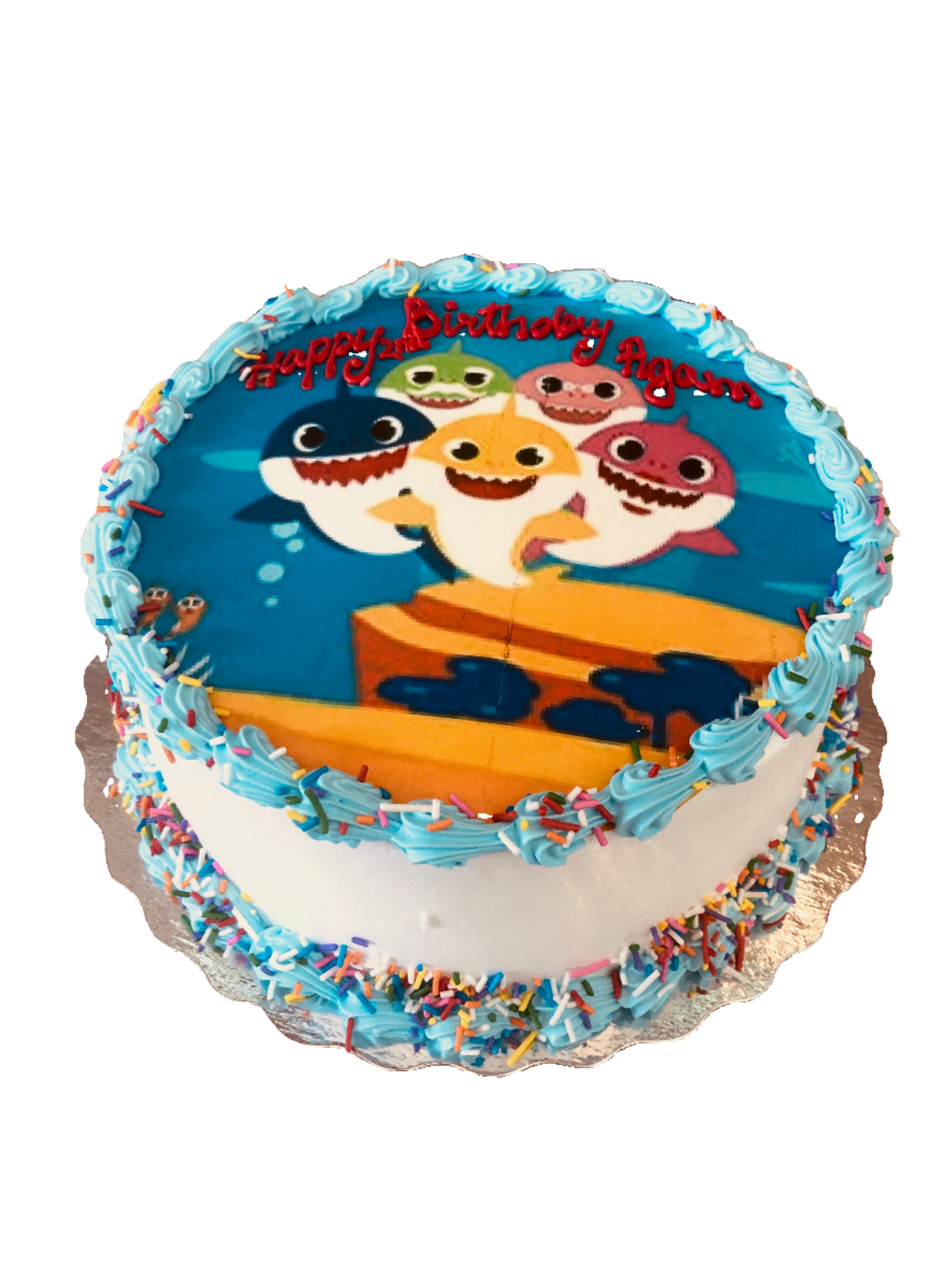 Baby Shark Photo Cake