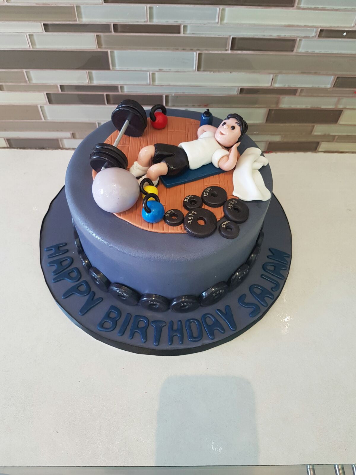 Gym Themed Cake - Rashmi's Bakery