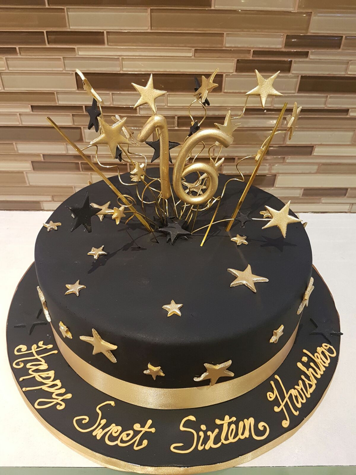 Harshika Sweet Sixteen Cake - Rashmi's Bakery