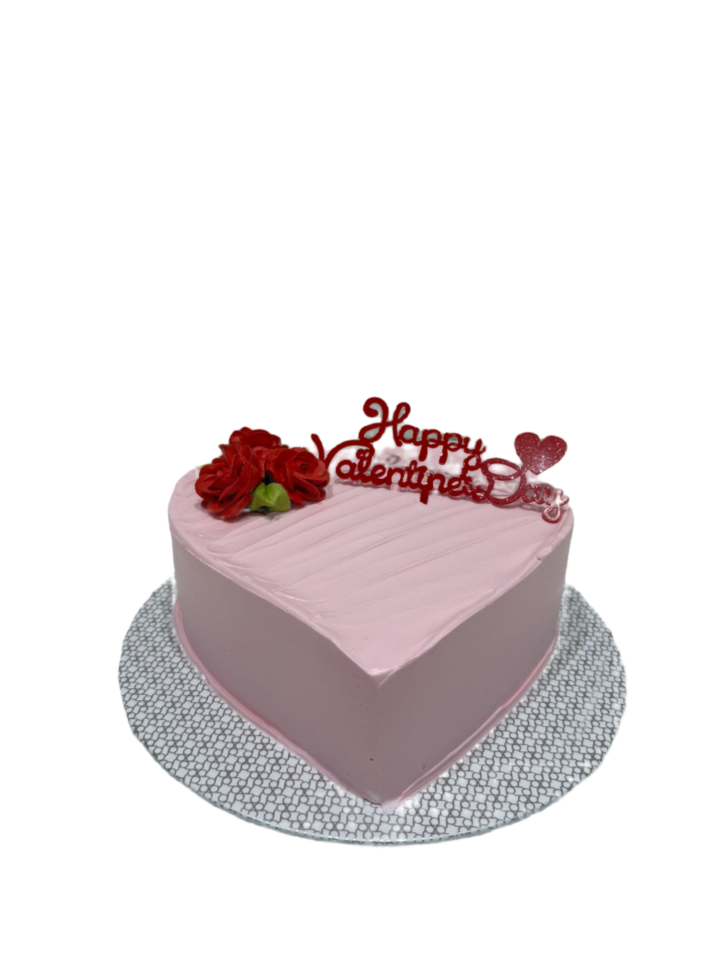 Valentine Heart Cream Cake