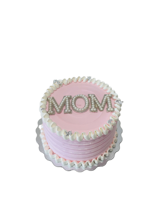 Pink Frilly Mother's Day Cake
