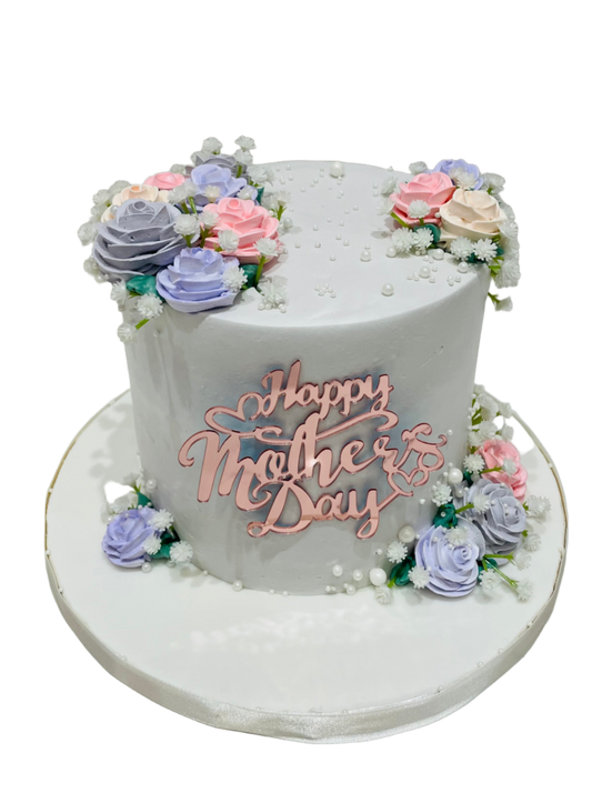 Dusty Purple Mother's Day Cake