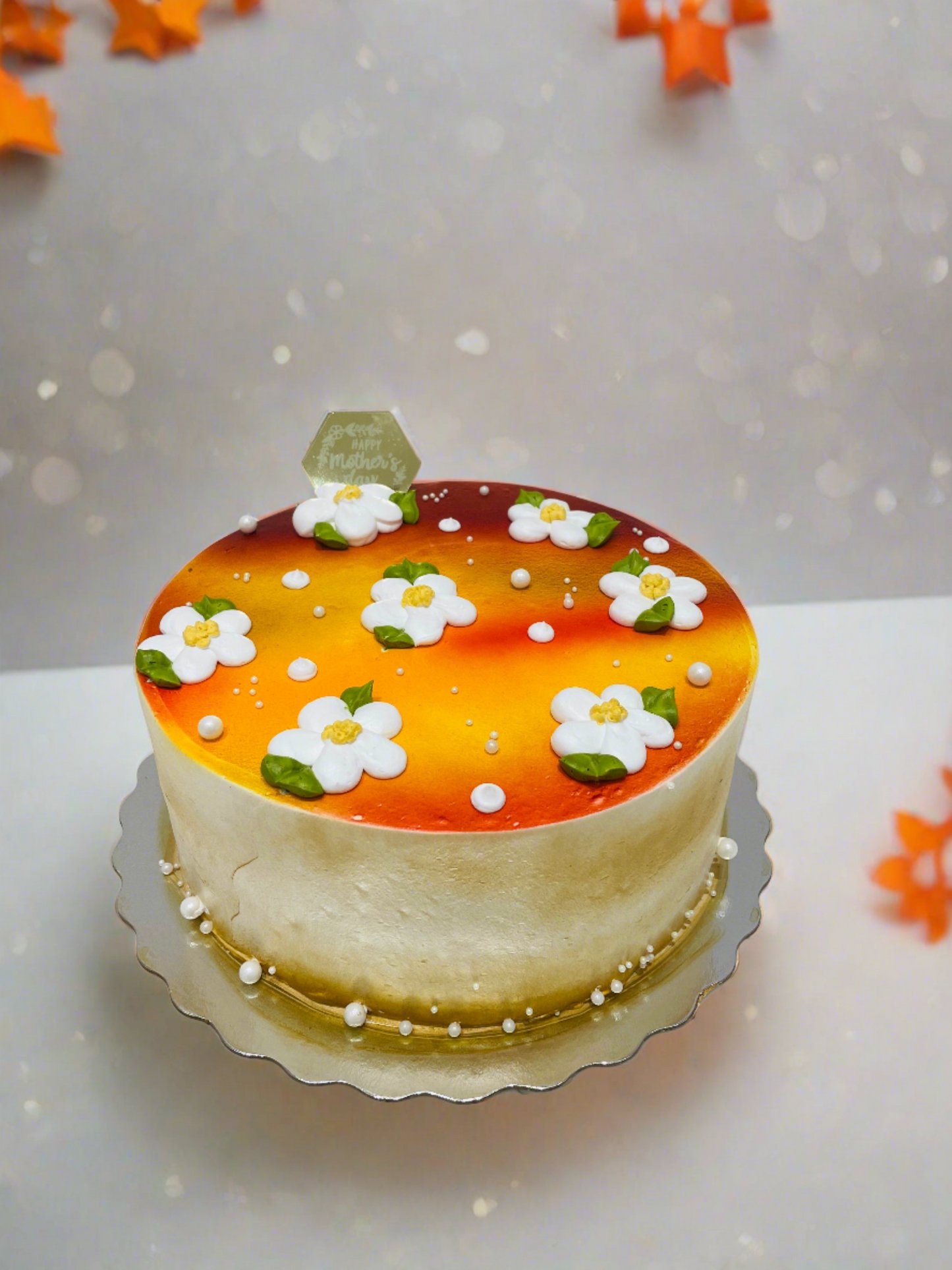 Sunset Theme Mother's Day Cake