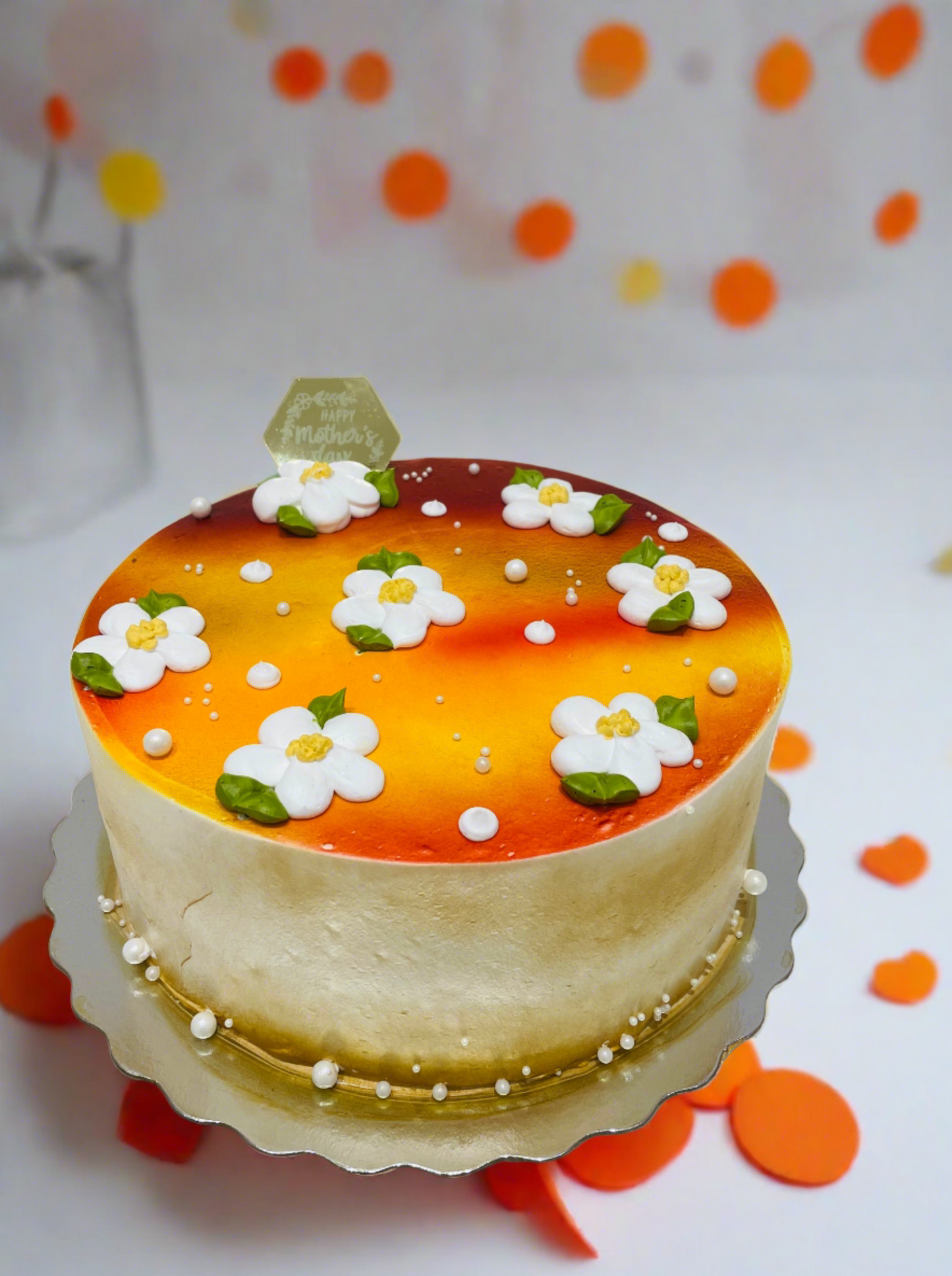 Sunset Theme Mother's Day Cake