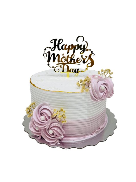 Pink Ivory Mother's Day Cake