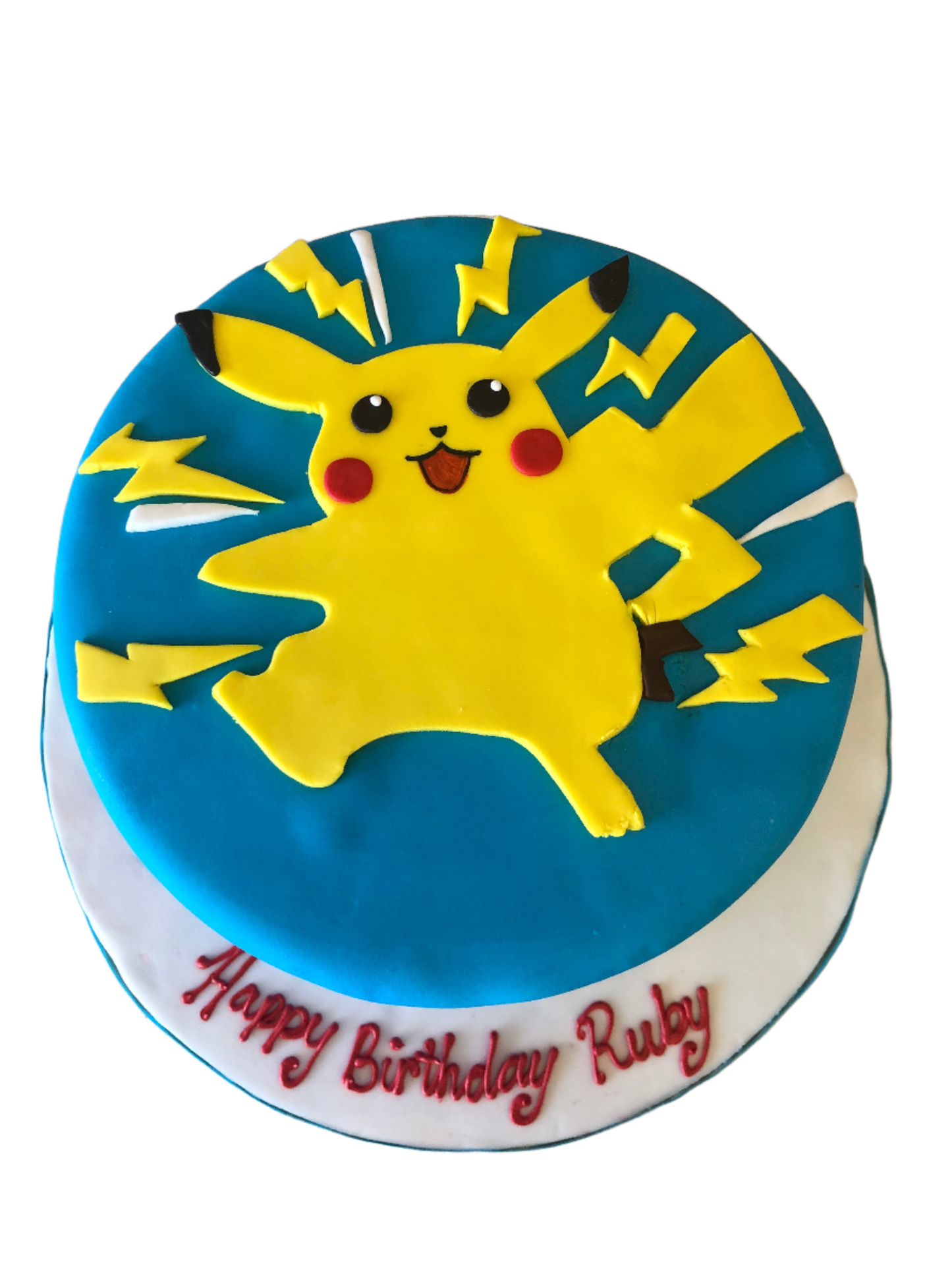Pikachu Pokemon Fondant Cake