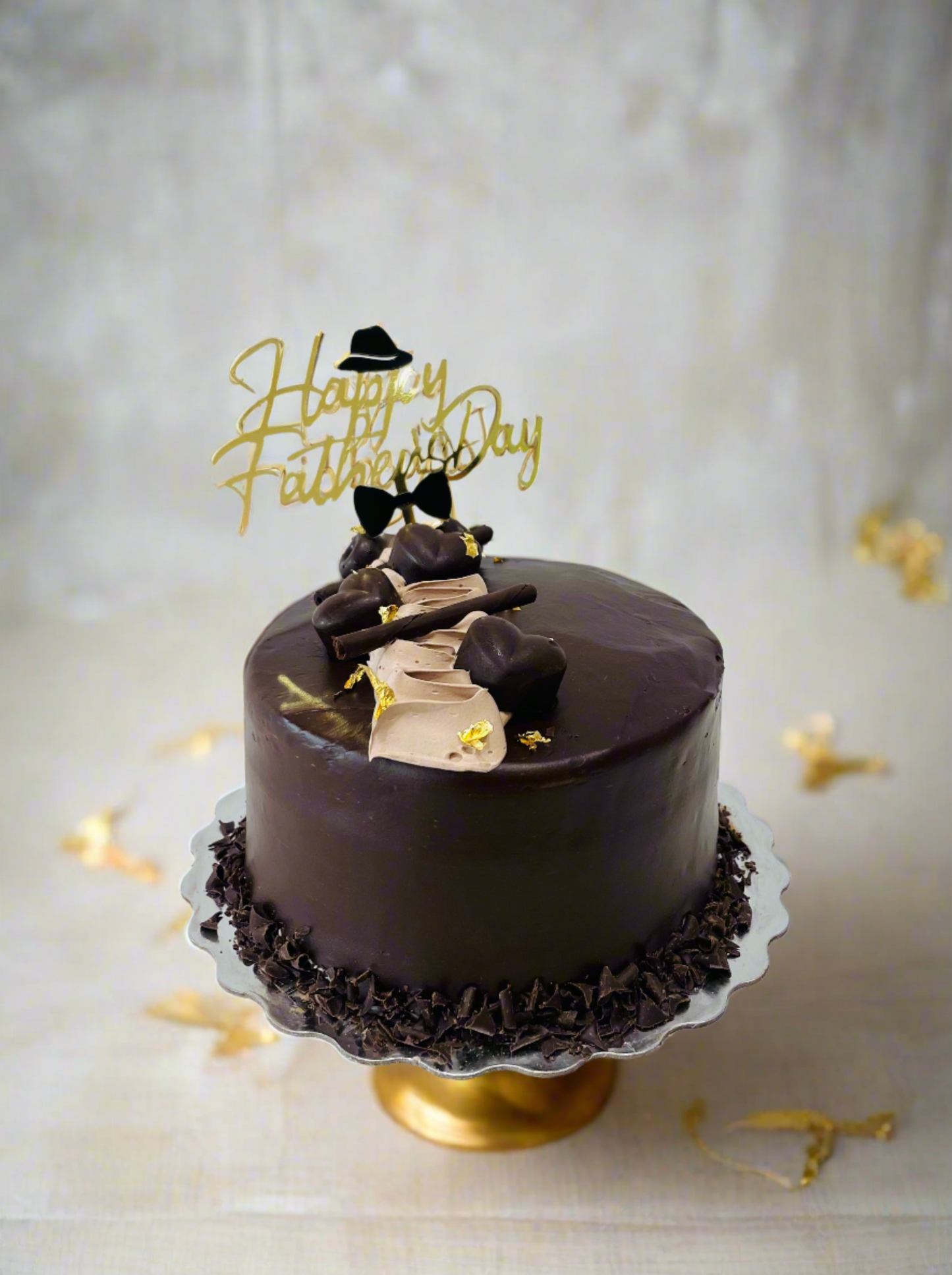 Choco Heart Father's Day Cake