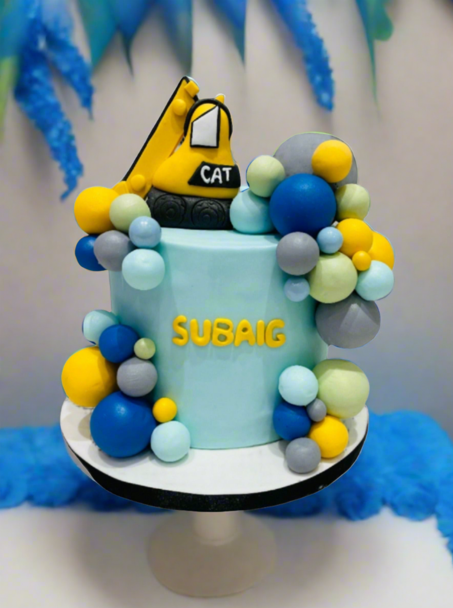 Subaig’s Construction Fondant Cake