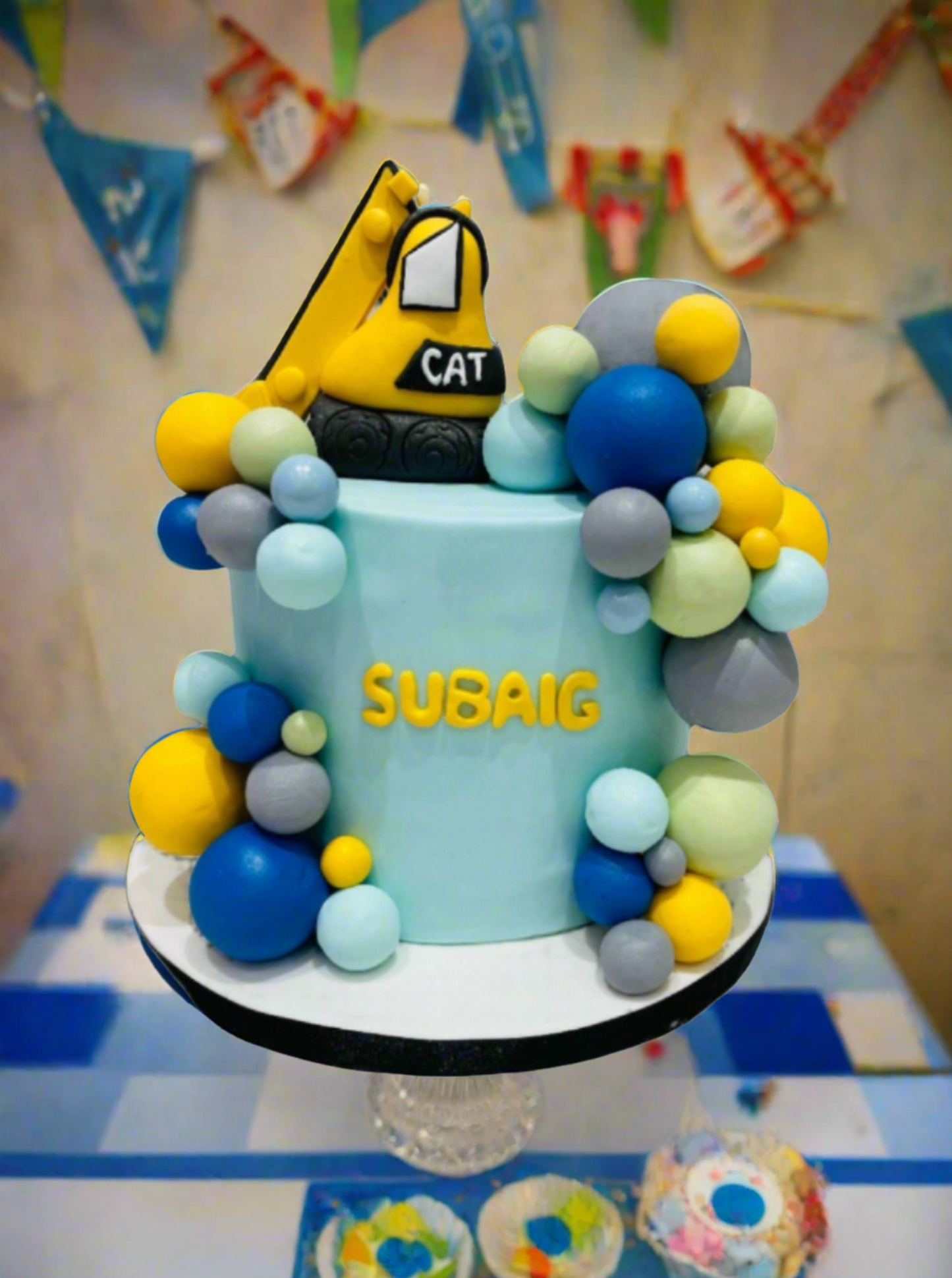 Subaig’s Construction Fondant Cake