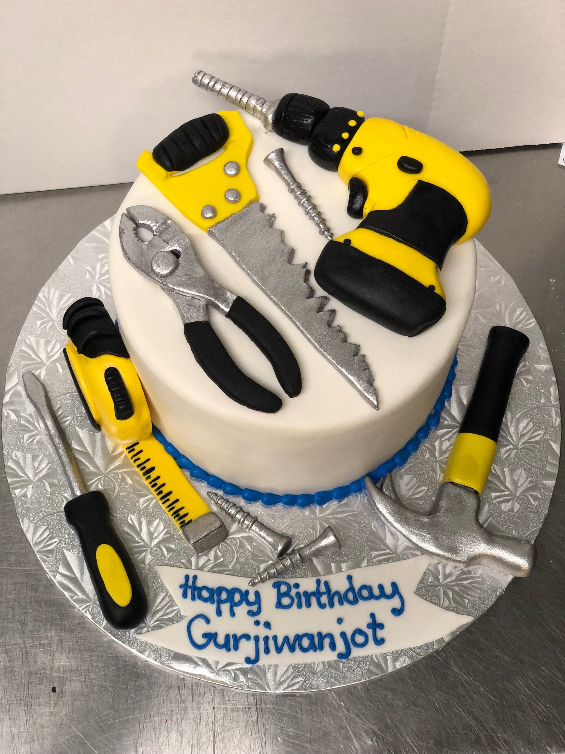 Tools birthday Fondant Cake - Rashmi's Bakery