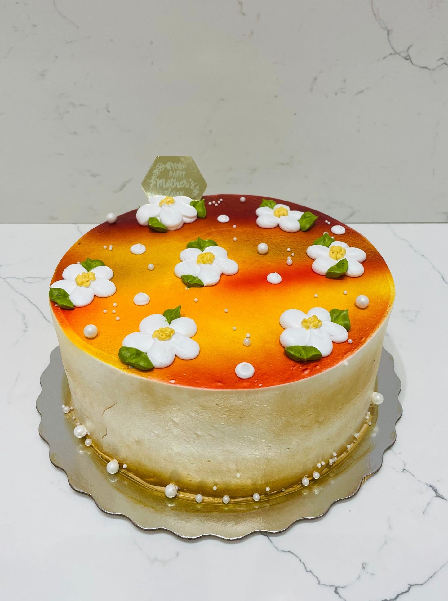 Sunset Theme Mother's Day Cake