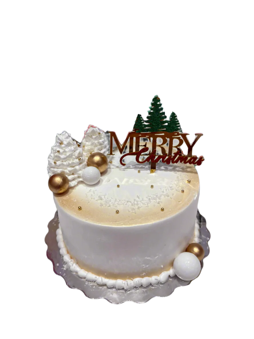 Julia Gold Christmas Cake