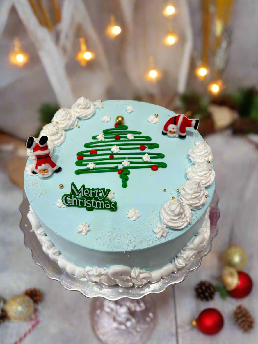 Jenny Blue Christmas Cake